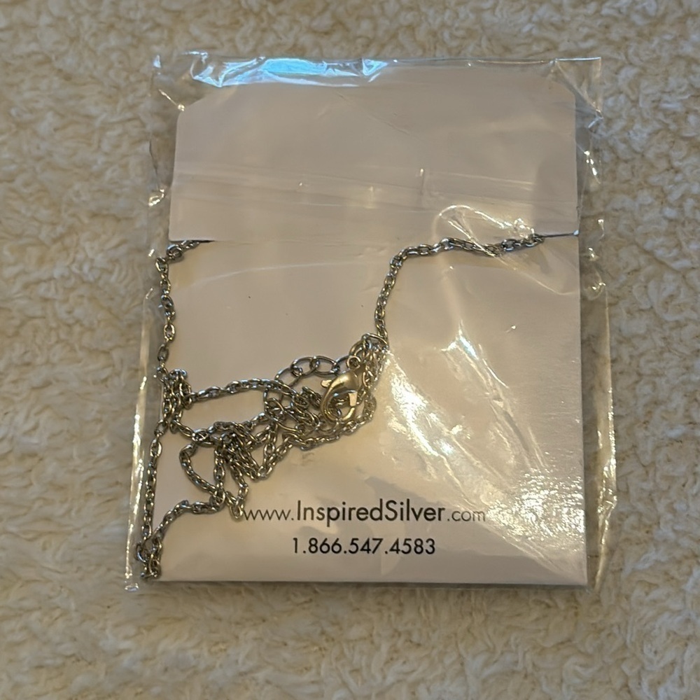 Silver Heart Pendant Necklace - Picture 2 of 2